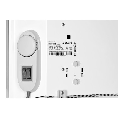 Конвектор ARDESTO, 20м2, 2000Вт, мех. упр-ння, відкритий нагрів. елемент, білий Конвектор ARDESTO, 20м2, 2000Вт, мех. упр-ння, відкритий нагрів. елемент, білий