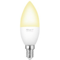 Trust Лампа розумна E14 470 Lumen, 1800-6500k, білий