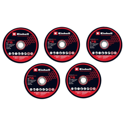 Диск відрізний Einhell TP-CO 18/76-C Li BL 76х10мм по металу 5шт