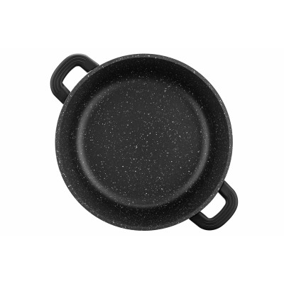 Каструля зі скляною кришкою Ardesto Gemini Anzio, 4.4л, алюміній, чорний AR2424GE Каструля зі скляною кришкою Ardesto Gemini Anzio, 4.4л, алюміній, чорний AR2424GE