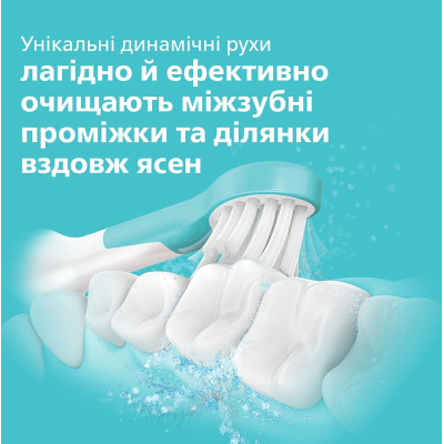 Щітка зубна електр. Philips, Sonicare For Kids, для дітей, 62т. колив/хв, насадок-2, Bluetooth, рожевий Щітка зубна електр. Philips, Sonicare For Kids, для дітей, 62т. колив/хв, насадок-2, Bluetooth, рожевий