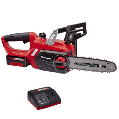 Пила цепная аккумуляторная Einhell GE-LC 18 Li Kit 18В PXC акб 1х3А·год шина 25см 4.3м/с 2.97кг (4501760)