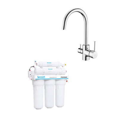 Комплект змішувача для кухні Deante з фільтром зворотного осмосу Ecosoft Standard (BCH_064M_PROMOSET) Комплект змішувача для кухні Deante з фільтром зворотного осмосу Ecosoft Standard (BCH_064M_PROMOSET)