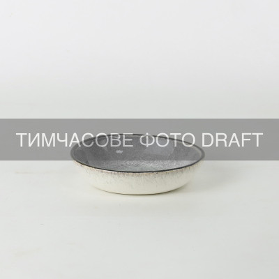 Соусник Ardesto Daiano, 80мл, 10см, порцеляна, сірий