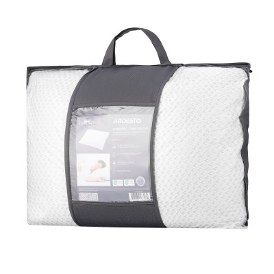 Подушка ортопедична ARDESTO Sleepwell, 50х70см, прямокутна, піна меморі, білий Подушка ортопедична ARDESTO Sleepwell, 50х70см, прямокутна, піна меморі, білий