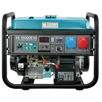 Генератор бензиновий Konner&Sohnen KS 10000E 1/3, 230/400В, 7.5/8кВт, 3Фази, електростартер, 88кг Генератор бензиновий Konner&Sohnen KS 10000E 1/3, 230/400В, 7.5/8кВт, 3Фази, електростартер, 88кг