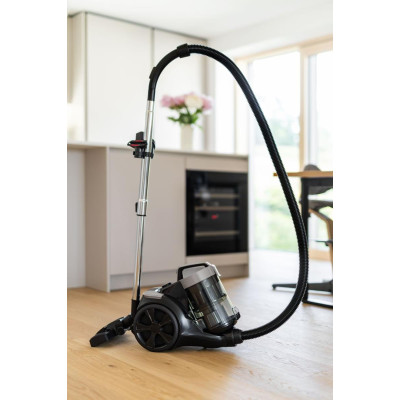 Пилосос Gorenje контейнерний, 850Вт, конт пил -3.3л, HEPA, телескоп трубка, чорний