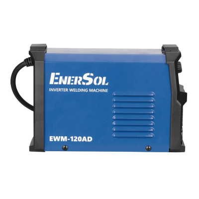 Зварювальний апарат інверторний EnerSol EWM-120AD 20-120А 5.1кВт 160-260В 2.8кг Зварювальний апарат інверторний EnerSol EWM-120AD 20-120А 5.1кВт 160-260В 2.8кг