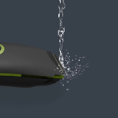 Машинка для стрижки Rowenta Nomad Sport Collection, акум., роторний мотор, насадок-2, кейс, сталь, чорно-зелений