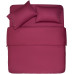 Простирадло на резинці ARDESTO Mix&Match, 180x200+30см, 100% бавовна, сатин, бордовий