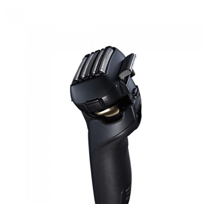 Бритва електр. Panasonic сіткова,  бритв.головок-5, Li-Ion, сух.+волог., тример, док-станція , чорно-синій