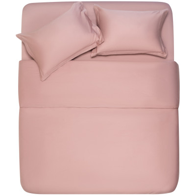 Простирадло ARDESTO Mix&Match Premium, 180х240см, 100% бавовна, сатин, рожевий світлий