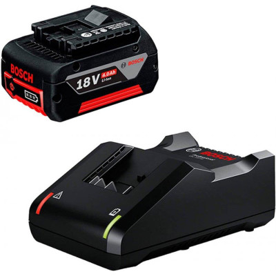 Bosch Набор аккумуляторов и ЗУ GBA 18В 4.0Ач и ЗУ GAL 18В-40 Bosch Набор аккумуляторов и ЗУ GBA 18В 4.0Ач и ЗУ GAL 18В-40