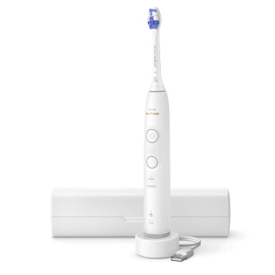 Щітка зубна електр. Philips, Sonicare 6100 Series, 62т. колив/хв, насадок-1, футляр, білий