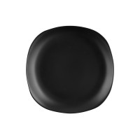 ARDESTO Тарілка обідня квадратна Molize, 27х27 см, чорна, кераміка