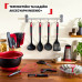 Ложка Tefal Ingenio+, пластик, червоно-чорний Ложка Tefal Ingenio+, пластик, червоно-чорний