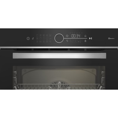 Духовой шкаф Beko электрический, 72л, A+, дисплей, конвекция, телескоп, нерж (BBIMM13400XCSW)