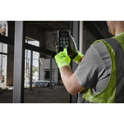 Рукавички робочі Milwaukee, smartswipe, поліуретан/спандекс/поліестер, р.10, зелено чорні