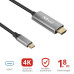 Trust Calyx USB-C to HDMI 1.8м BLACK Trust Calyx USB-C to HDMI 1.8м BLACK