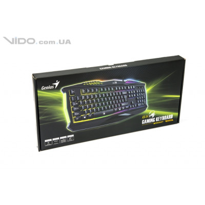 Клавіатура мембранна Genius Scorpion K-220, 104key, USB-A,  чорний