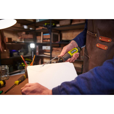 Термоніж акумуляторний Ryobi USB Lithium RHC4-120G 4В 2А·год 150/270°С 5 змінних насадок 0.13кг