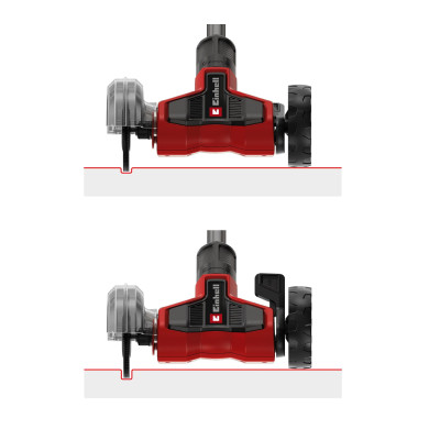 Очищувач швів плитки Einhell Expert GE-CC 18/110 Li E-Solo 18В 1150-1500об/хв щітка 110мм телескопічна штанга 1.53кг без АКБ та ЗП