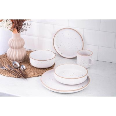 ARDESTO Салатник Midori, 700мл, 16см, кераміка, білий ARDESTO Салатник Midori, 700мл, 16см, кераміка, білий