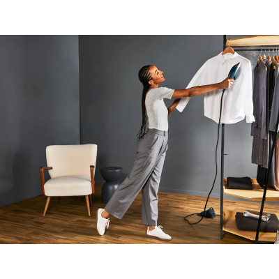 Tefal Відпарювач компактний Duo Power 2в1, 1700Вт, 400мл, паровий удар -180гр, постійна пара - 25гр, керам. підошва, синій Tefal Відпарювач компактний Duo Power 2в1, 1700Вт, 400мл, паровий удар -180гр, постійна пара - 25гр, керам. підошва, синій