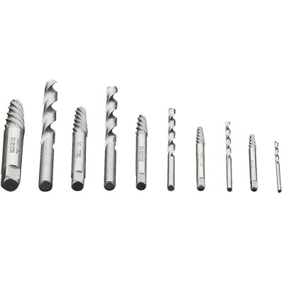 Neo Tools Екстрактори для зламаних гвинтів, набір 10шт, для гвинтів 2-7.5мм, CrMo, кейс Neo Tools Екстрактори для зламаних гвинтів, набір 10шт, для гвинтів 2-7.5мм, CrMo, кейс