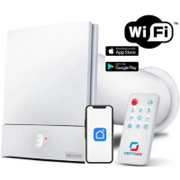 Рекуператор Ventoxx Harmony Smart 0,5м пульт дистанційного керування Wi-Fi LED-індикація пластикова решітка Рекуператор Ventoxx Harmony Smart 0,5м пульт дистанційного керування Wi-Fi LED-індикація пластикова решітка
