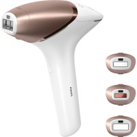 Фотоепілятор Philips Lumea IPL 9900 Series, акумуляторний , кіл-ть спалах.-450000, 2-4 см2, насадок-3, футляр, біло-золотий Фотоепілятор Philips Lumea IPL 9900 Series, акумуляторний , кіл-ть спалах.-450000, 2-4 см2, насадок-3, футляр, біло-золотий