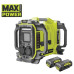 Инвертор напряжения аккумуляторный Ryobi RY36BI1800A-250, 36В MAX POWER, АКБ 2 х 5Ач, 1800Вт (3000 Вт пиковая) (5133005317)