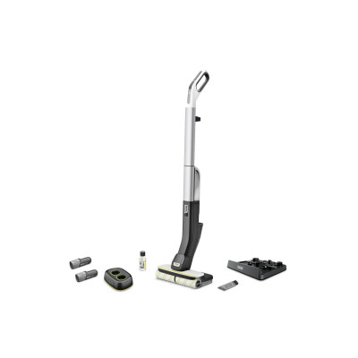 Karcher Підлогомийна машина FC 4-4 Battery Set, 460Вт, вода -0.4л, вага-3.4кг, білий Karcher Підлогомийна машина FC 4-4 Battery Set, 460Вт, вода -0.4л, вага-3.4кг, білий