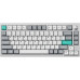 Клавіатура механічна Lemokey  P1 Pro 84Key, Keychron Super Red, WL/BT/USB-A, QMK/VIA, Hot-Swap, EN/UKR, RGB,  Knob, Space Silver