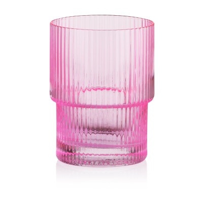 ARDESTO Набір склянок низьких 200мл, 2шт, скло, рожевий ARDESTO Набір склянок низьких 200мл, 2шт, скло, рожевий