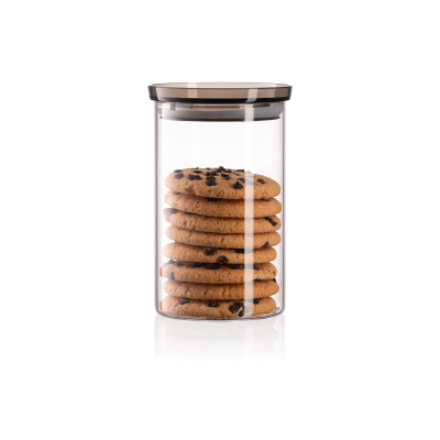 Банка для зберігання ARDESTO Fresh, 900мл, скло, пластик, прозорий Банка для зберігання ARDESTO Fresh, 900мл, скло, пластик, прозорий