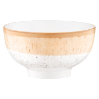 ARDESTO Салатник Siena, 340мл, 11.5см, порцеляна, біло-жовтий