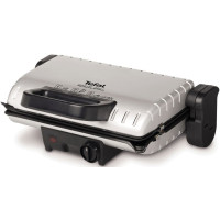 Tefal Гриль прижимний MinuteGrill 1600Вт, темп. режимів-3, з`ємні пластини, розкриття на 180°, метал Tefal Гриль прижимний MinuteGrill 1600Вт, темп. режимів-3, з`ємні пластини, розкриття на 180°, метал