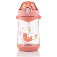 ARDESTO Пляшка для води Llama дитяча 500 мл, рожева, пластик ARDESTO Пляшка для води Llama дитяча 500 мл, рожева, пластик