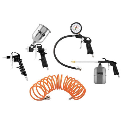 Набір пневматичних інструментів Neo Tools, 5шт