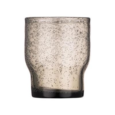 ARDESTO Набір склянок низьких Bubble 300мл, 2шт, скло, сірий ARDESTO Набір склянок низьких Bubble 300мл, 2шт, скло, сірий
