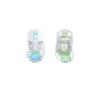Миша Xtrfy M4, WL/USB-A, RGB, білий