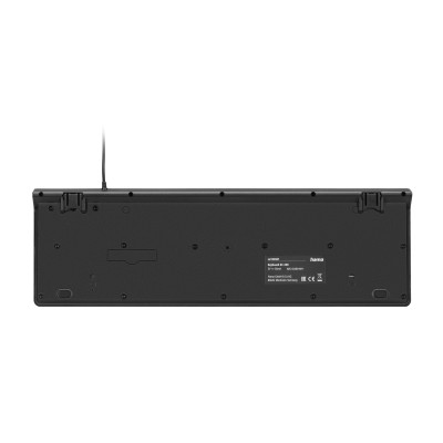 HAMA Клавіатура KC-200 105key, USB-A, EN/UKR, чорний
