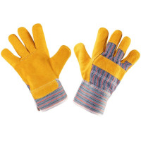 Рукавички робочі Neo Tools, коров'ячий спилок, р.10.5, жовтий