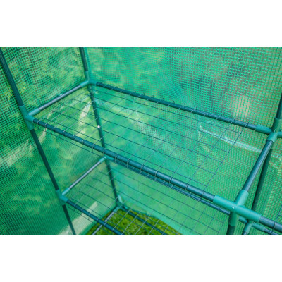 Парник складной Neo Tools 195х143х143, 4 полки, ПЭ пленка 135г, зеленый Парник складной Neo Tools 195х143х143, 4 полки, ПЭ пленка 135г, зеленый