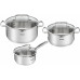 Набір посуду Tefal DUETTO+, 6предметів, нержавіюча сталь, скло