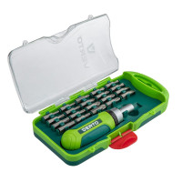 Verto Викрутка, набір 21 од., бітотримач реверсний 1/4 Verto Викрутка, набір 21 од., бітотримач реверсний 1/4