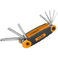 Ключі шестигранні Tolsen, 1.5-8мм, CrV, набір 8шт