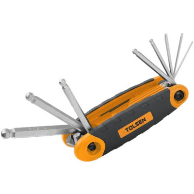 Ключі шестигранні Tolsen, 1.5-8мм, CrV, набір 8шт