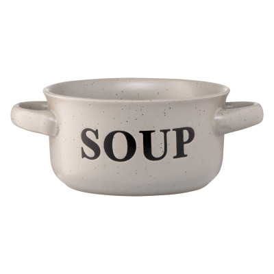 ARDESTO Бульйонниця Alcor, 550 мл, сіра, кераміка ARDESTO Бульйонниця Alcor, 550 мл, сіра, кераміка